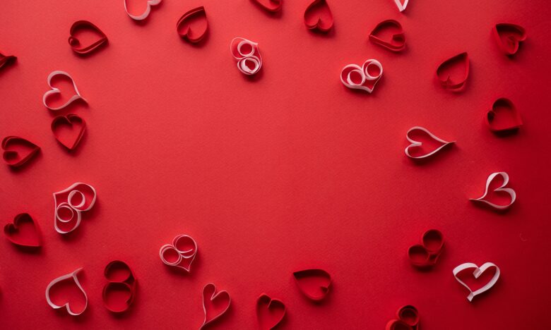Valentines Bouquet For You, valentines day, stars, romantic, red satin,  shine, HD wallpaper